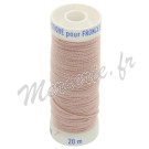 Fil élastique lastex bobine de 20m - Rose