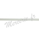 Tresse élastique plate 6mm au mètre - DISPONIBLE IMMEDIATEMENT - BLANC