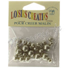 24 perles nacrées assorties 6-8-10mm